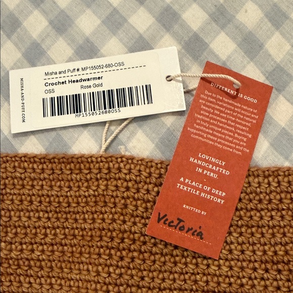 Misha & Puff Crochet Headwarmer with Floral Accents - Picture 2 of 4